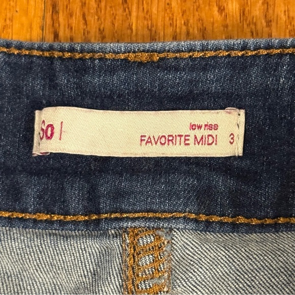 SO Denim Blue Women's Shorts Size 3 - Picture 3 of 5